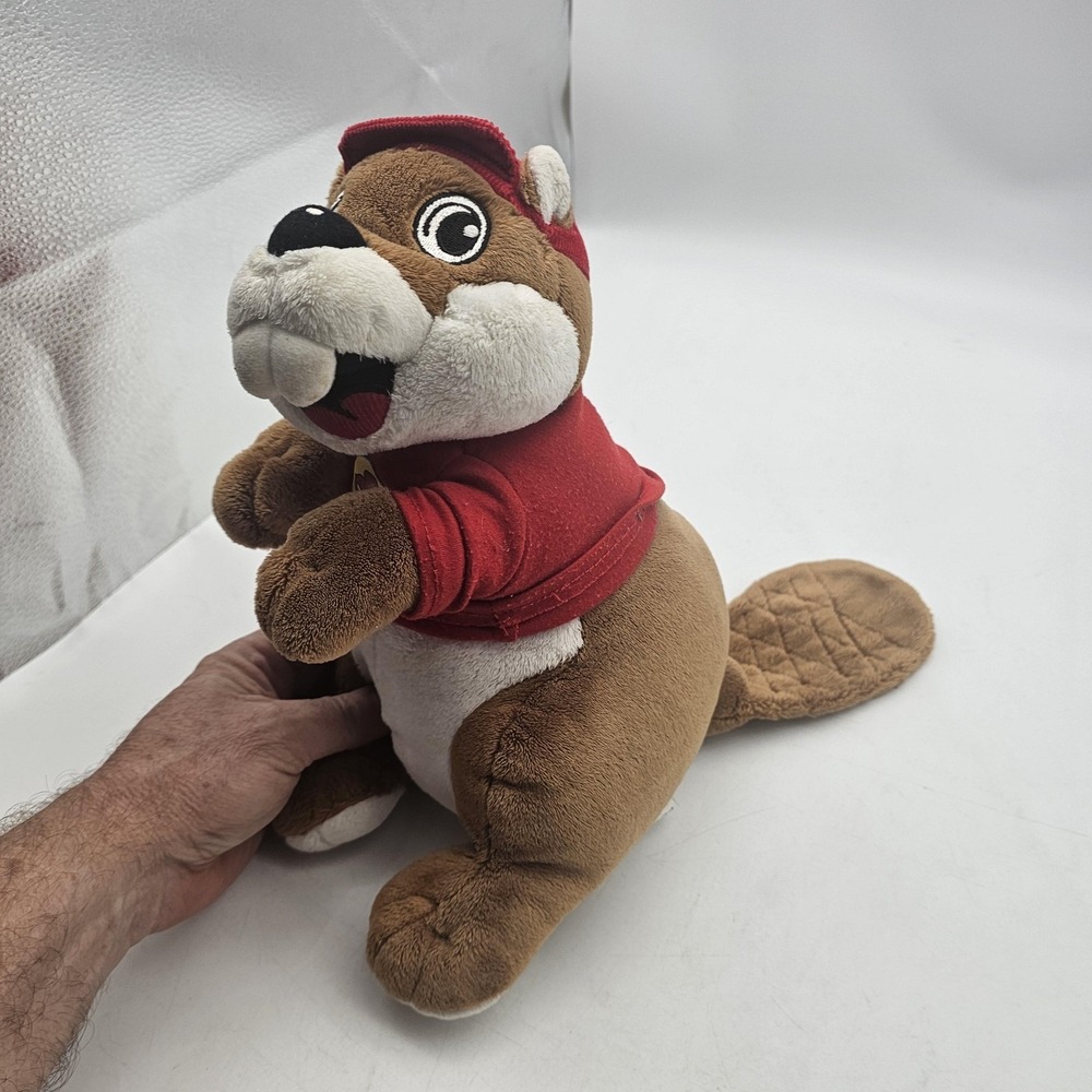 Jaag Buc-ees Bucky Beaver Plush Stuffed Animal Toy 14"
